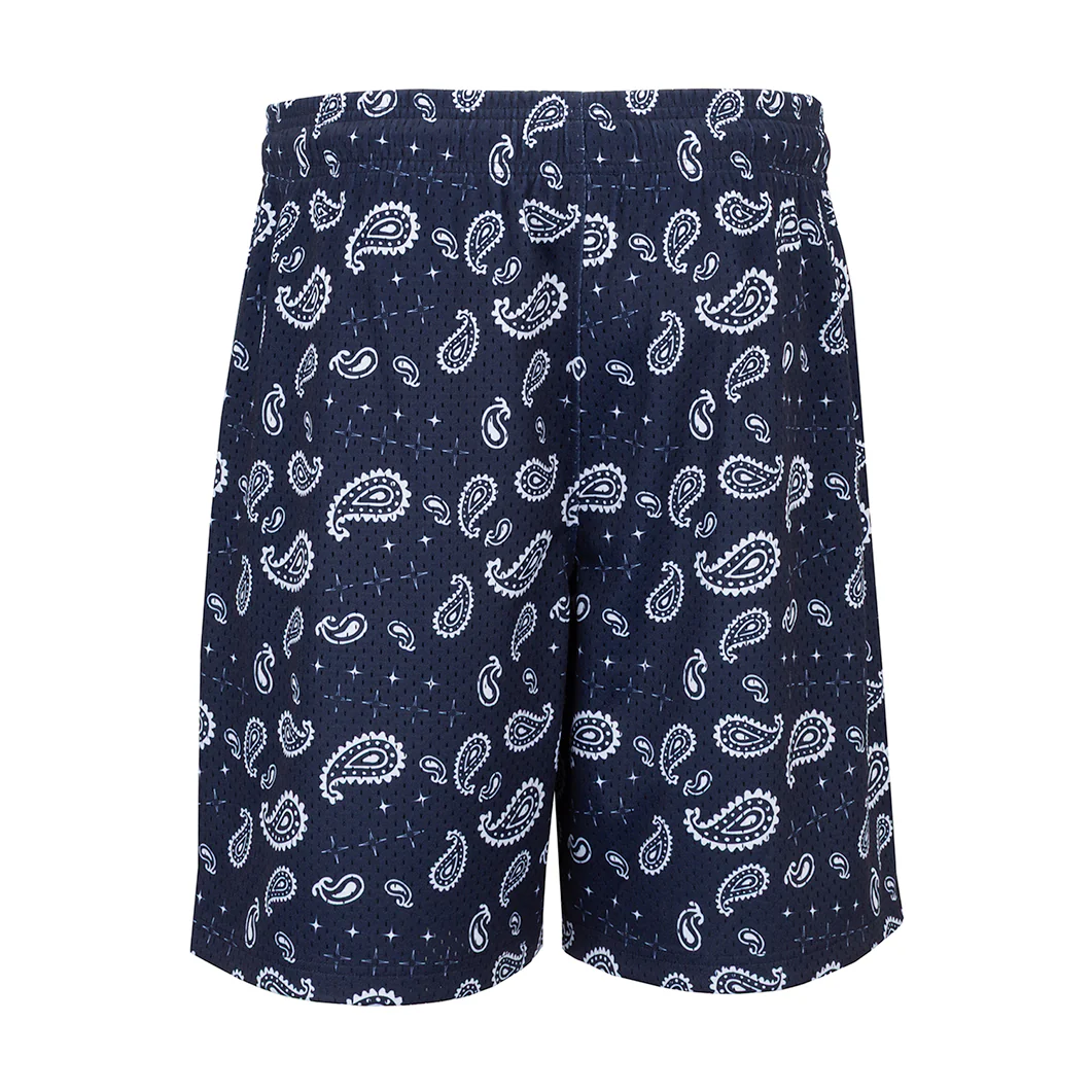Printed Mesh Short Tossed Paisly - Mens - Image 3